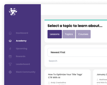 Drill down to what’s relevant to you now