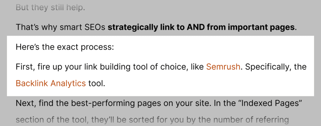 Backlinko Hub – SEO – Internal Links – Branded