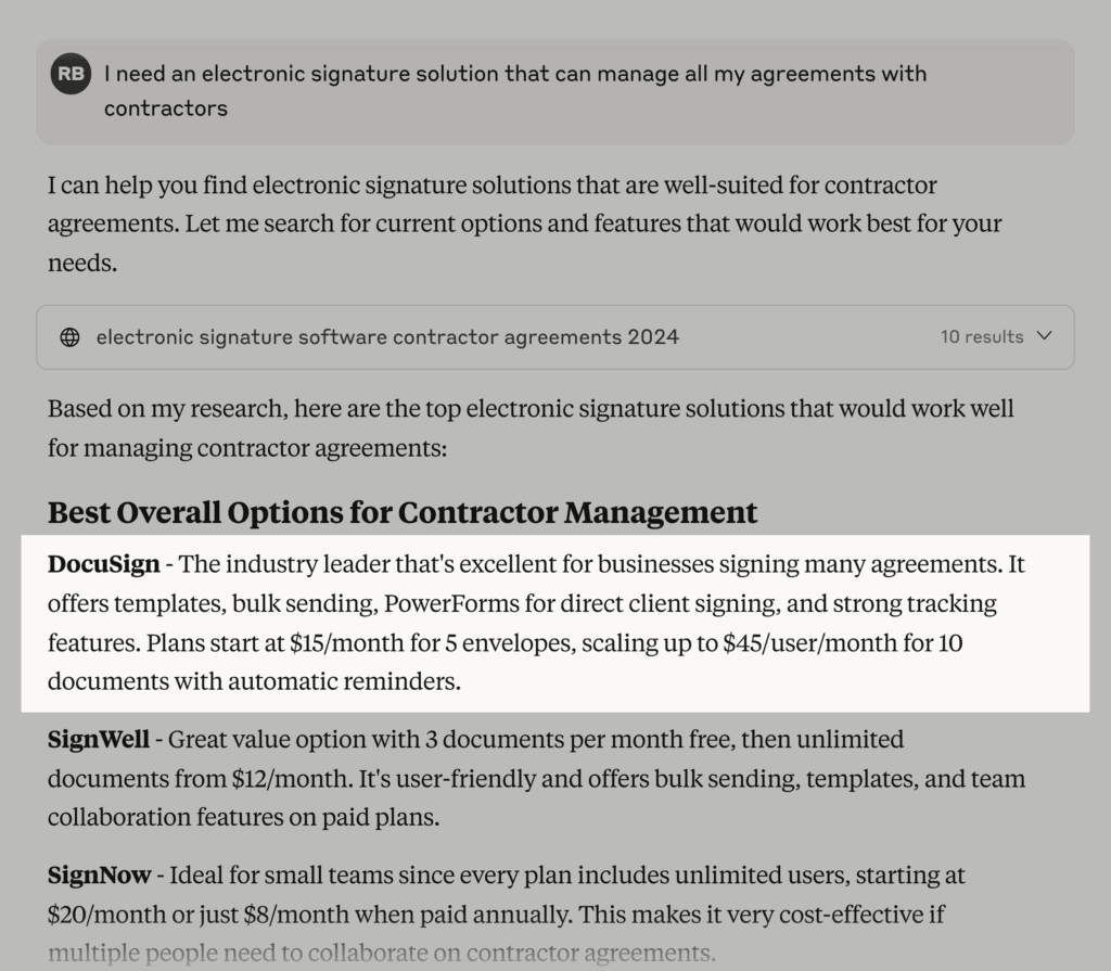 Claude – Electronic signature solution