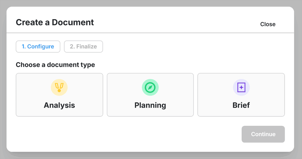 MarketMuse – Create a Document