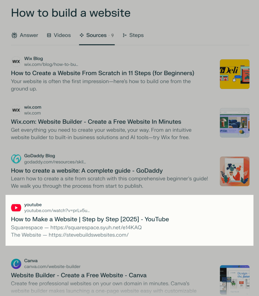 Perplexity – How to build a website
