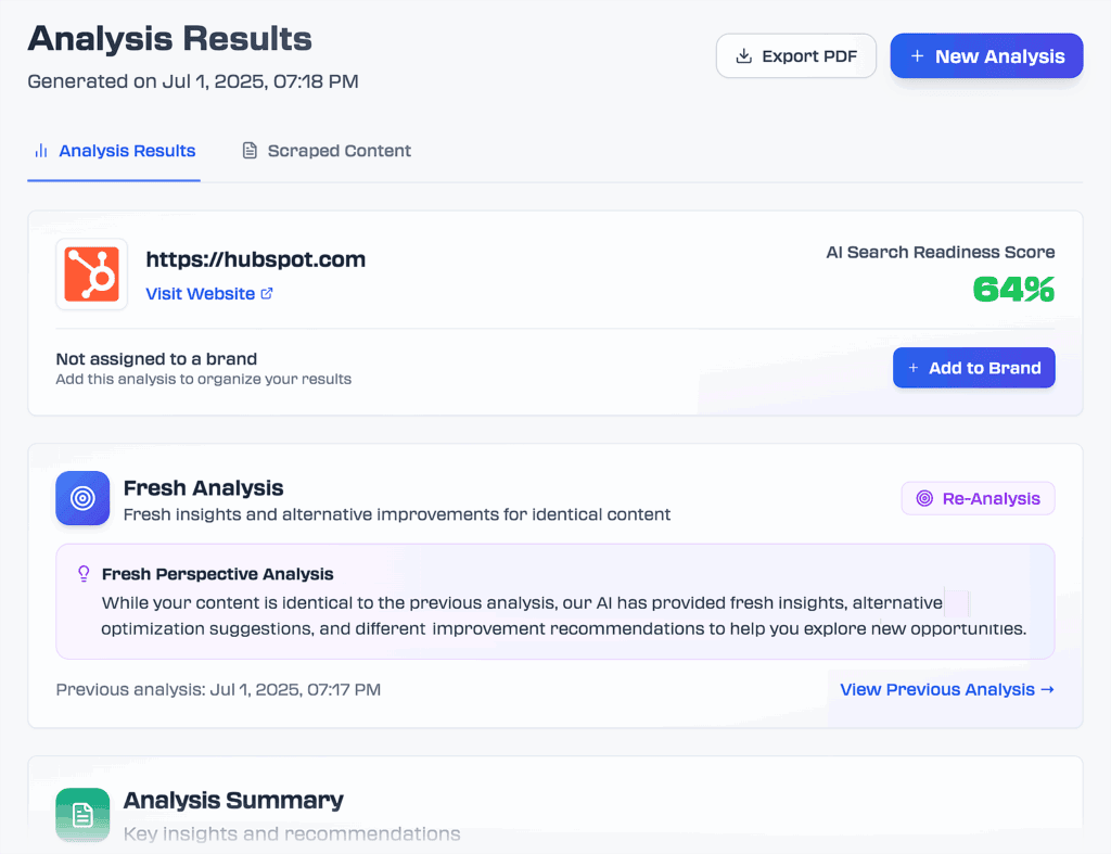 Rankscale – Analysis Results