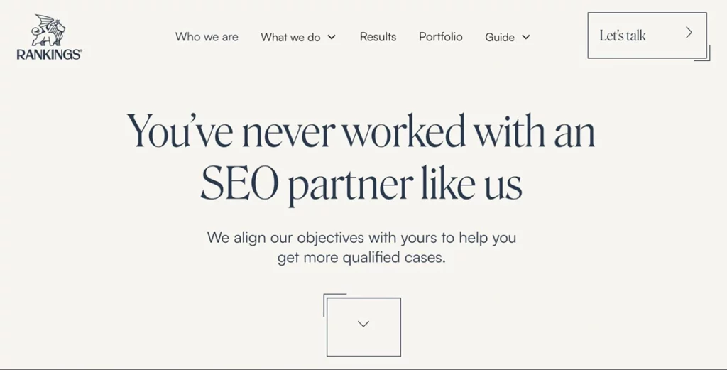 Rankings io seo company