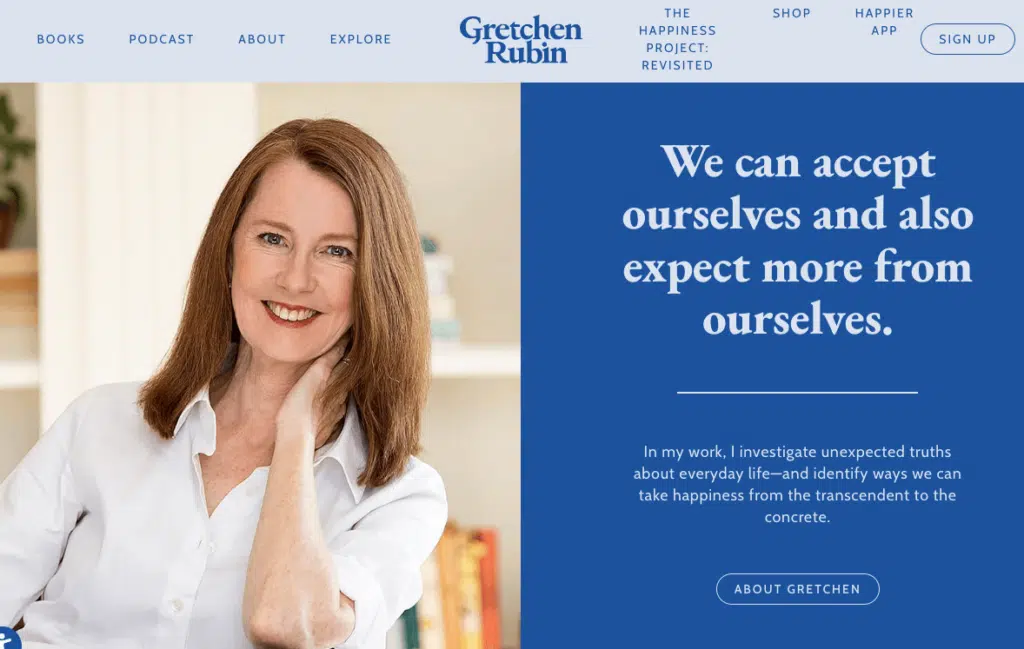 Gretchen Rubin website