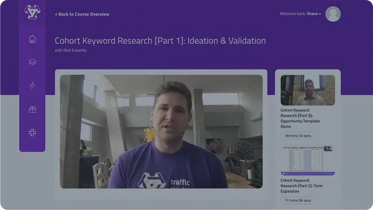 Traffic Think Tank - Screenshots of the LMS