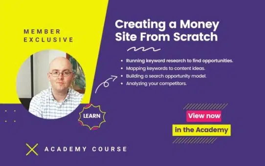 Creating a Money Site from Scratch Course