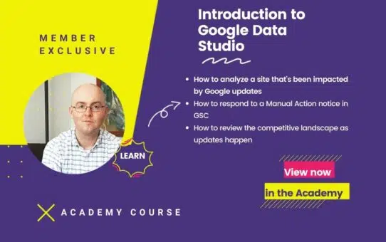 Introduction to Google Data Studio Course