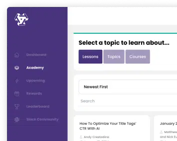 Drill down to what’s relevant to you now